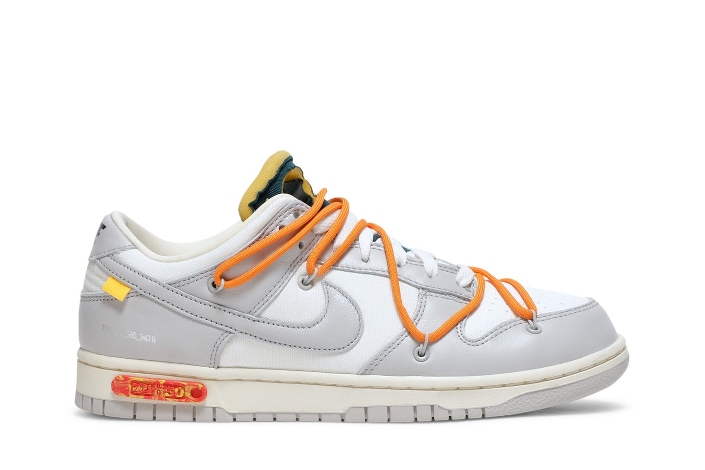 Off-White x Dunk Low 'Lot 44 of 50' DM1602-104